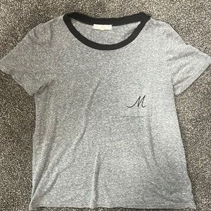 Truly Madly Deeply Initial Embroidered Pocket Shirt